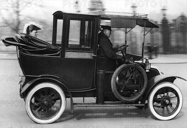 Churchill in Car, London