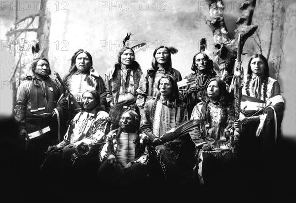 Chief Jack Red Cloud and Chiefs