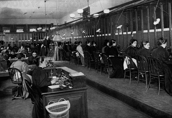 New York Central Telephone Exchange 1899