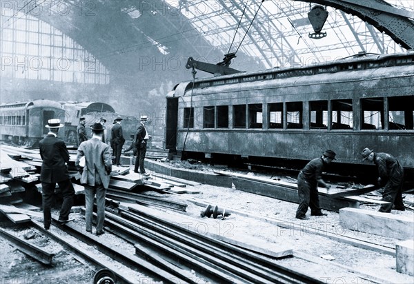 Railroad Shed House After Fire, Philadelphia, PA