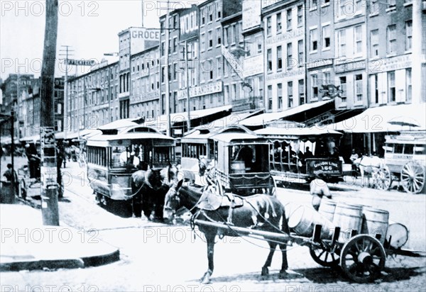 Horse Cart With Barrels, Philadelphia, PA