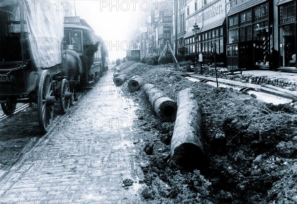 Laying Pipeline, Philadelphia, PA #2