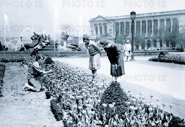 Ladies Picking Flowers, Philadelphia, PA