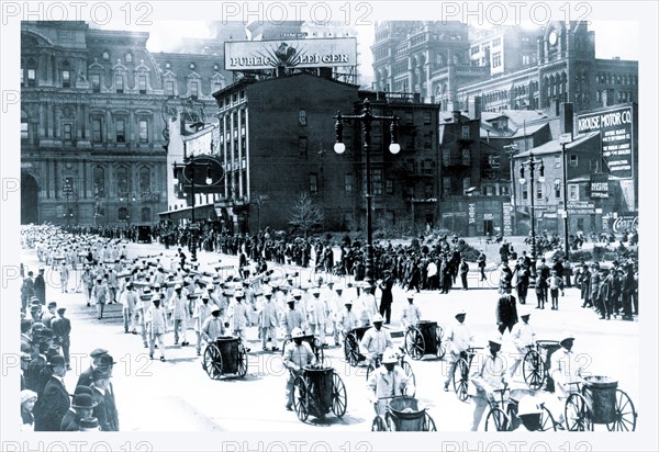 Parade Near City Hall, Philadelphia, PA