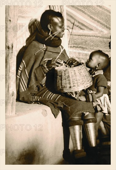 South African Mother and Child