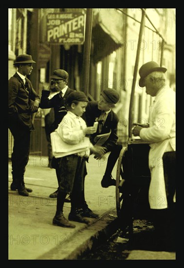Where the Newsboy's Money Goes 1910