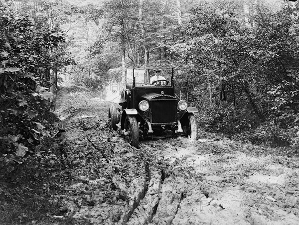 Car in mud