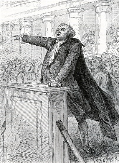 French Mirabeau revolution Tribune