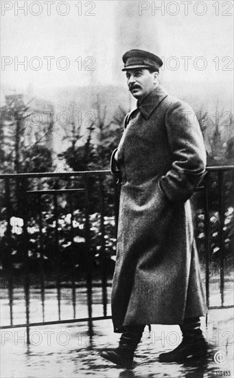 Joseph stalin in moscow about 1929.