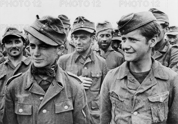 German prisoners of war,captured by soviet army,world war ll.