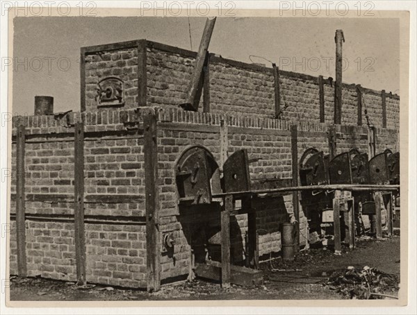 Majdanek extermination camp in lublin,  the cremation oven.