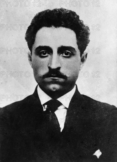 Grigoriy konstantinovich ordzhonikidze (sergo ordzhonikidze) when he was a student of the bolshevik party school in longjumeau, 1911.