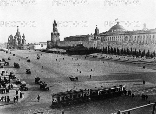 Red square, moscow, 1936.