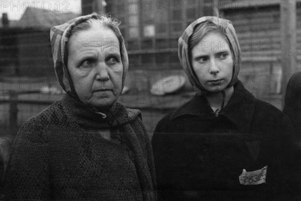 This 13-year girl jadwiga homicka, of warsaw, and stephanie soltes, of cologne, were arrested, together with hundreds of other women and thrown into the pomerania camp for political prisoners.