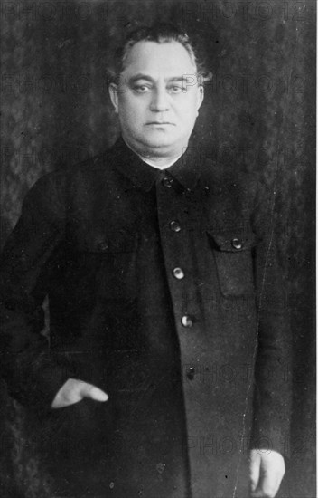 Bulgarian communist revolutionary george dimitrov, general secretary of the communist international.