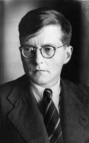 Soviet composer dmitri shostakovich, early 1940s.