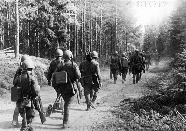 A raid into the enemy's rear during germany's invasion of ussr, in july 1941.