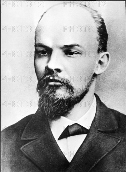 Vladimir ilyich ulyanov (lenin) in st, petersburg in 1897.