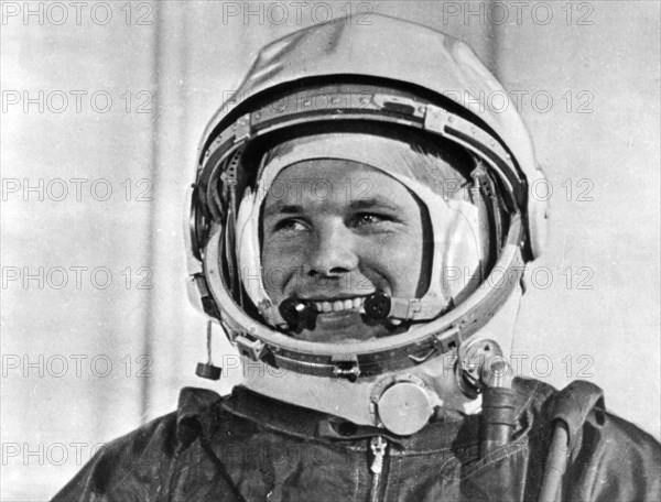 A new soviet color documenyary 'first voyage to the stars' was shown at the Moscow second international film festival, the film tells about the world's first cosmic flight of the soviet pilot Yuri Gagarin.