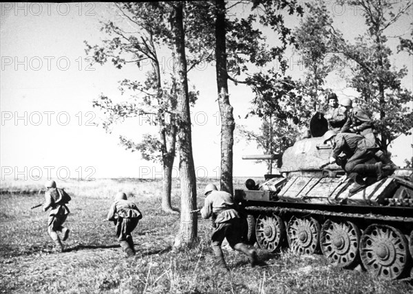 Battle of kursk bulge, july 1943.