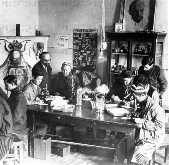 Turkistan university in 1924.