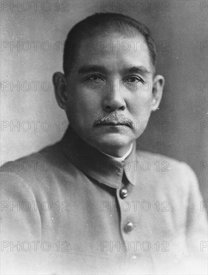 Dr, sun yat sen,  chinese revolutionary leader (1866-1925).