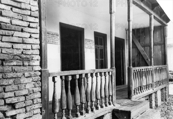 The house in gori, soviet georgia where joseph stalin was born - now a museum, 1948.