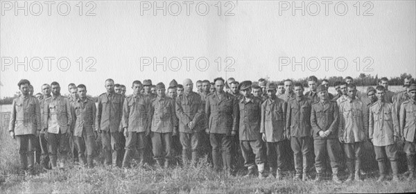 German soldiers taken prisoner near odessa.