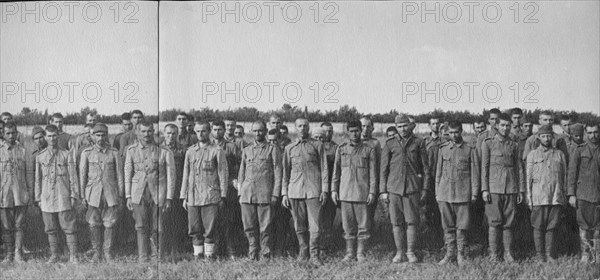 German soldiers taken prisoner near odessa.