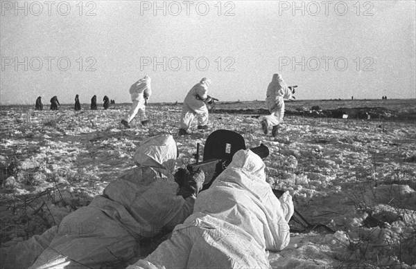 World war 2, battle of stalingrad, winter fighting in the stalingrad region.