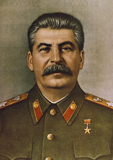Portrait of joseph stalin.