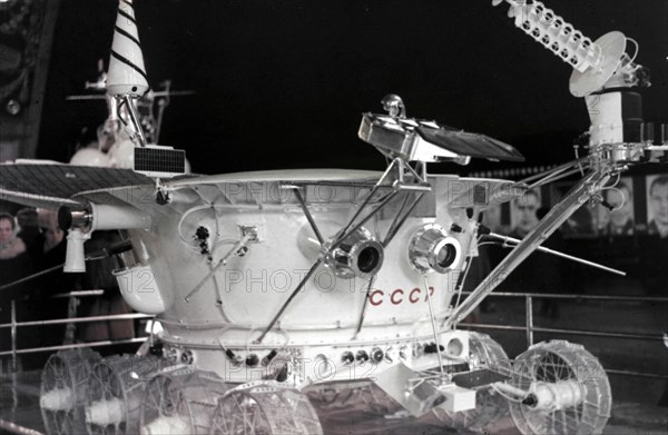 The lunokhod 1 moon rover, luna 17 mission, 1971.