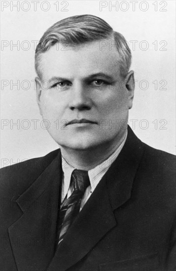 Yuri yevgenievich maksarev, chairman of the state scientific - technical committee of the ussr council of ministers, march 1958.