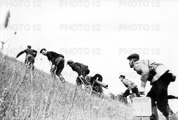 Leningrad partisans in 1942.