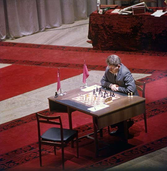 Moscow, the match between tigran petrosyan and boris spassky, june 21, 1969.