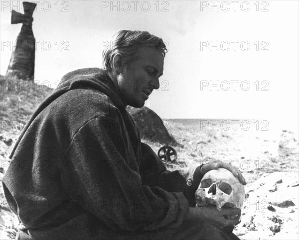 Actor innokenty smoktunovsky as hamlet starring in film 'hamlet' directed by film director grigory kozintsev, april 1, 1964.