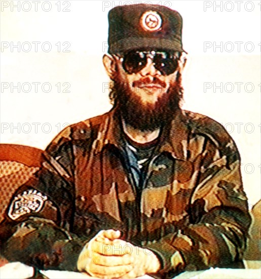 Russia, february 18, 2000, chechen terrorist leader salman raduyev who has been captured as a result of a special operation of the federal troops in chechnya and brought to moscow, it was announced by acting president vladimir putin at the openning of the meeting with deputy prime ministers as well as defence and interior ministers on monday.