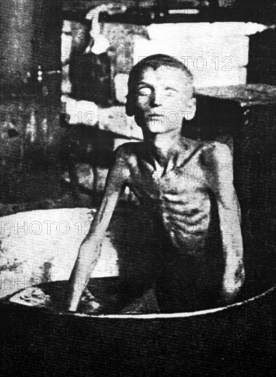 Death of starvation in kharkov, 1933' is on view at the exhibition 'declassified memory' in kiev, where documents from the archives of the ukrainian security service on golodomor, or the engineered famine of 1932 - 1933s, are displayed, the exhibition features criminal files of political repressions victims and firsthand testimony.