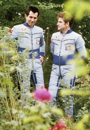 Soyuz 29 crew vladimir kovalyonok and aleksandr ivanchenkov, 1978.
