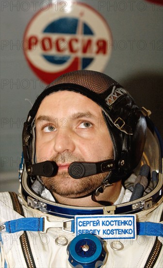 Moscow region, russia, september 9, 2005, member of the backup crew of the iss 12th expedition, russian cosmonaut sergei kostenko.