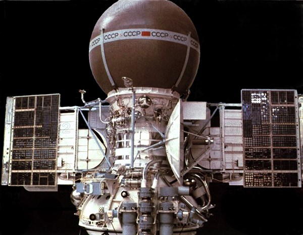 Moscow, russia, venera 9 orbiter - the soviet automatic interplanetary station, exploring planet venus.