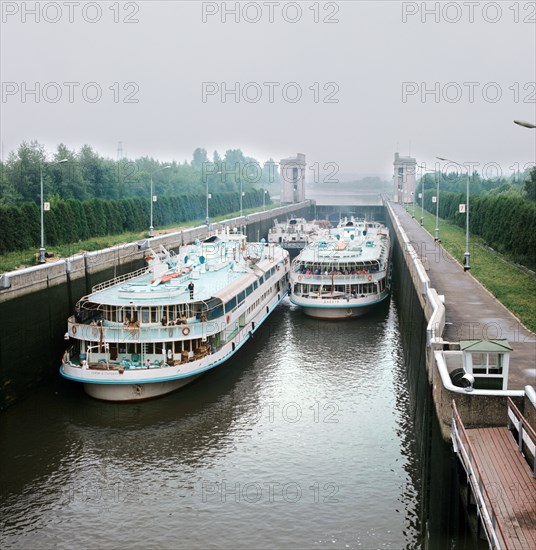 Moscow canal, moscow region, 1977.