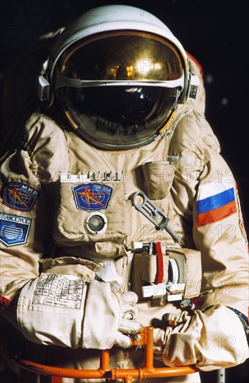 The orlan-dma spacesuit, 1997.