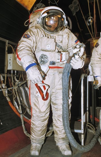 The orlan-dma spacesuit, 1997.