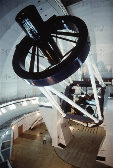 The special astrophysical observatory of the former academy of sciences of the ussr has the bta-6 (big telescope alt-azimuthal), the world's largest optical telescope, built in 1976, it is located near mt, pastukhova in the zelenchuk region of the northern caucasus.
