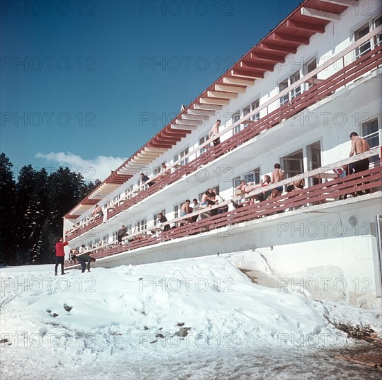 Georgian ssr, bakuriani, sputnik international youth camp, february 1968.