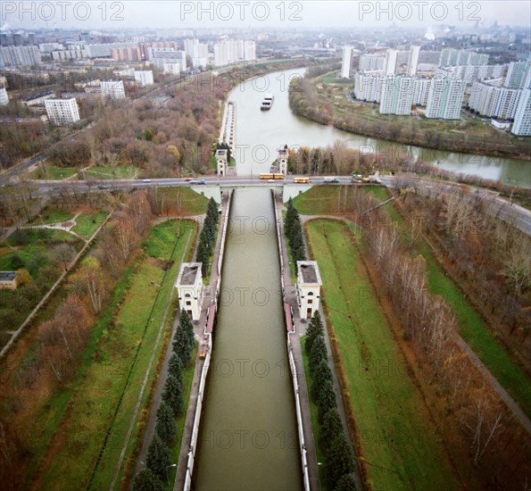 Moscow canal, moscow region, 1988.