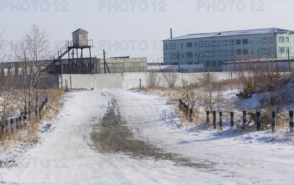 Chita, russia, january 26, 2006, a general view of the chita prison camp #3, where mikhail khodorkovsky, the former yukos boss, might be transferred to from the krasnokamensk prison camp.
