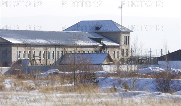 Chita, russia, january 26, 2006, the picture shows the chita prison camp #3, where mikhail khodorkovsky, the former yukos boss, might be transferred to from the krasnokamensk prison camp.