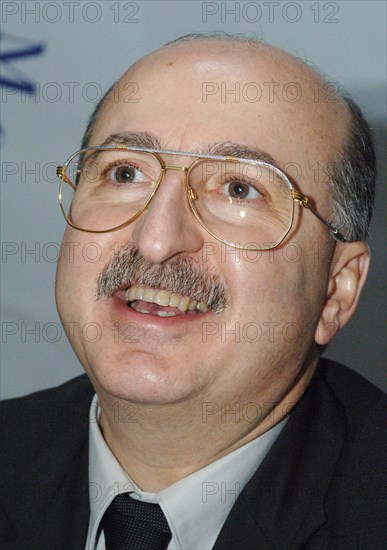 Moscow, russia, chairman of the board of directors of russia-based dairy and juice packaging company 'wimm-bill-dann' david davidovich yakobashvili attends the moscow international banking forum at the president hotel, november 30, 2006.